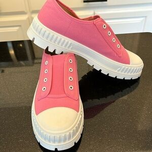NWOT Pink Platform Sneakers